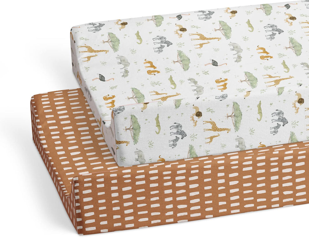 Safari Adventures, Changing Pad Covers (2-Pack)