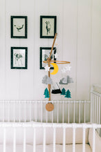 Load image into Gallery viewer, Starry Woodland Night, Baby Crib Mobile (Mint)